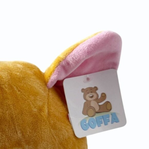 Goffa Smiling Shiba Inu Plush Japanese Dog With Scarf 15" Super Soft Stuffed Toy - Picture 9 of 10